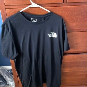 Black north face athletic shirt